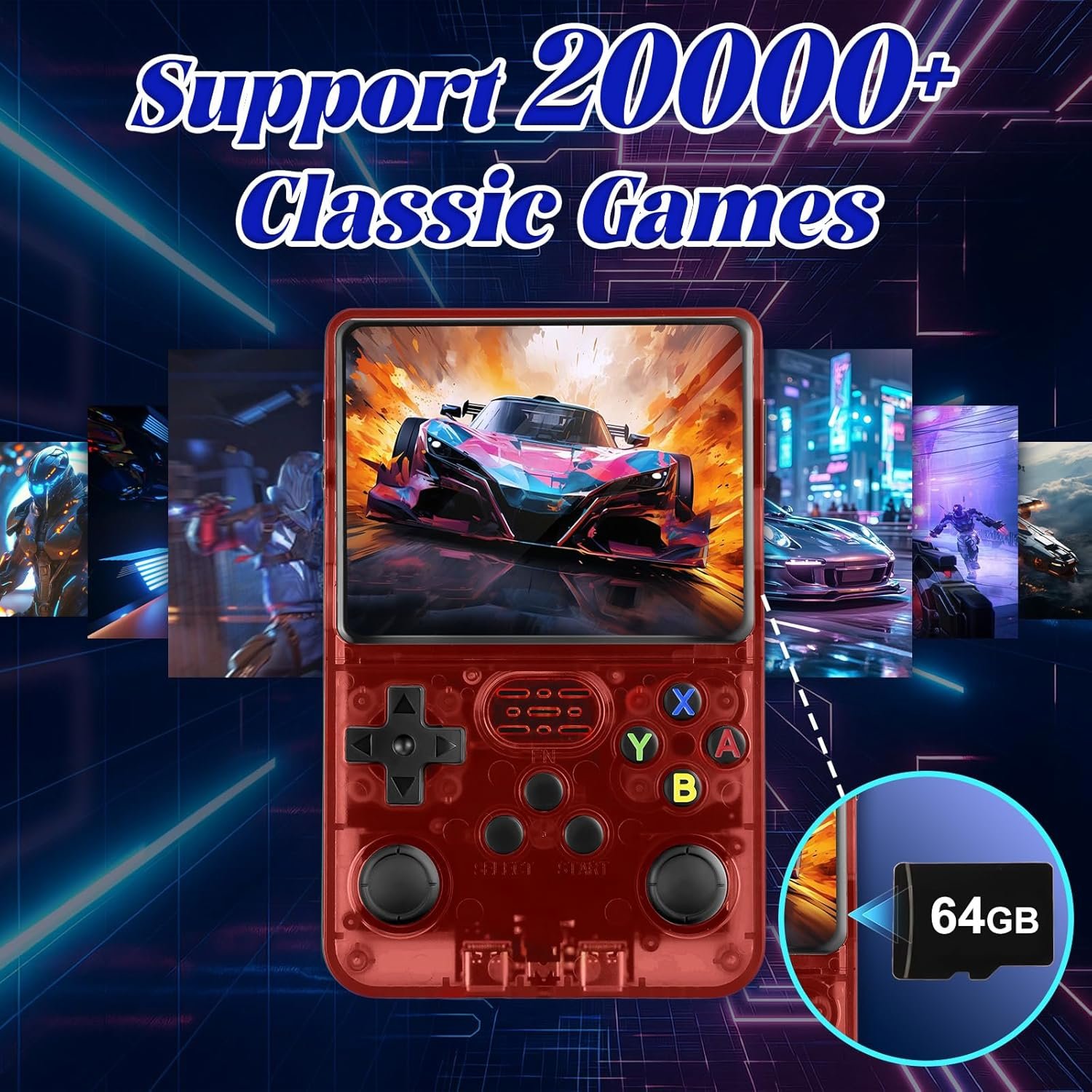Consola de Juegos Portátil Retro Linux | Consola de Mano con Miles de Juegos Clásicos, Regalo Ideal Nostálgico - Image 7